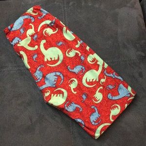 LuLaRoe Dinosaur leggings (OS)
